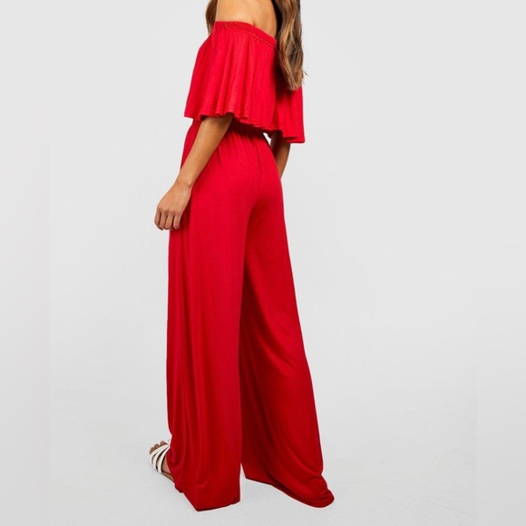Off Shoulder Top and Wide leg pant set - Picture 4 of 9